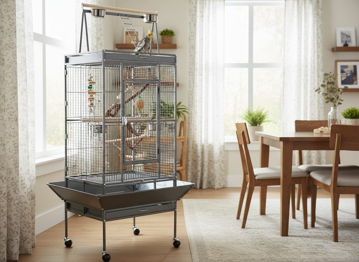 How to Set Up a Cockatiel Cage