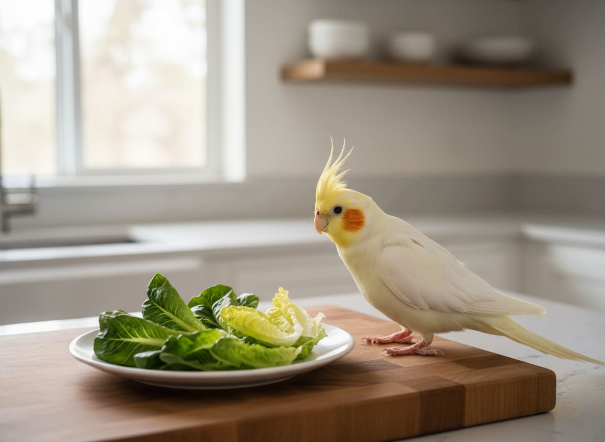 Can cockatiels eat lettuce