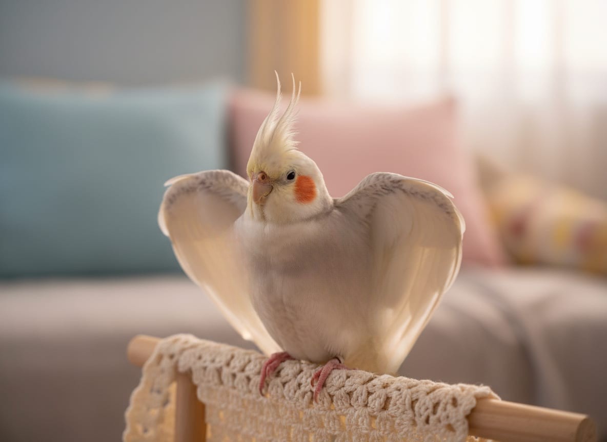 Cockatiel Heart Wings What It Means