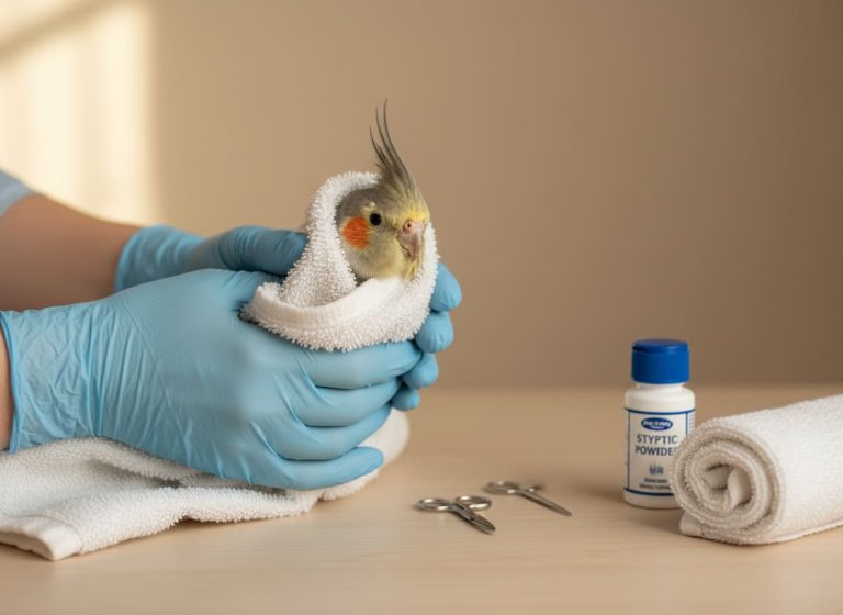 How To Clip Cockatiel Wings In 5 Steps